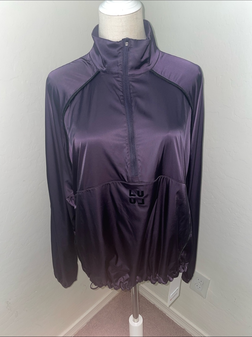 Lululemon Stretch-Satin Flocked Training Jacket